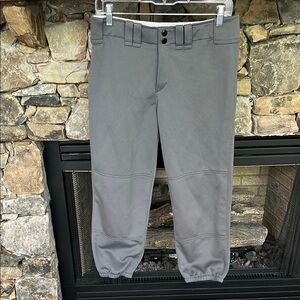 Mizuno Softball Gray Game Pants Womens Medium